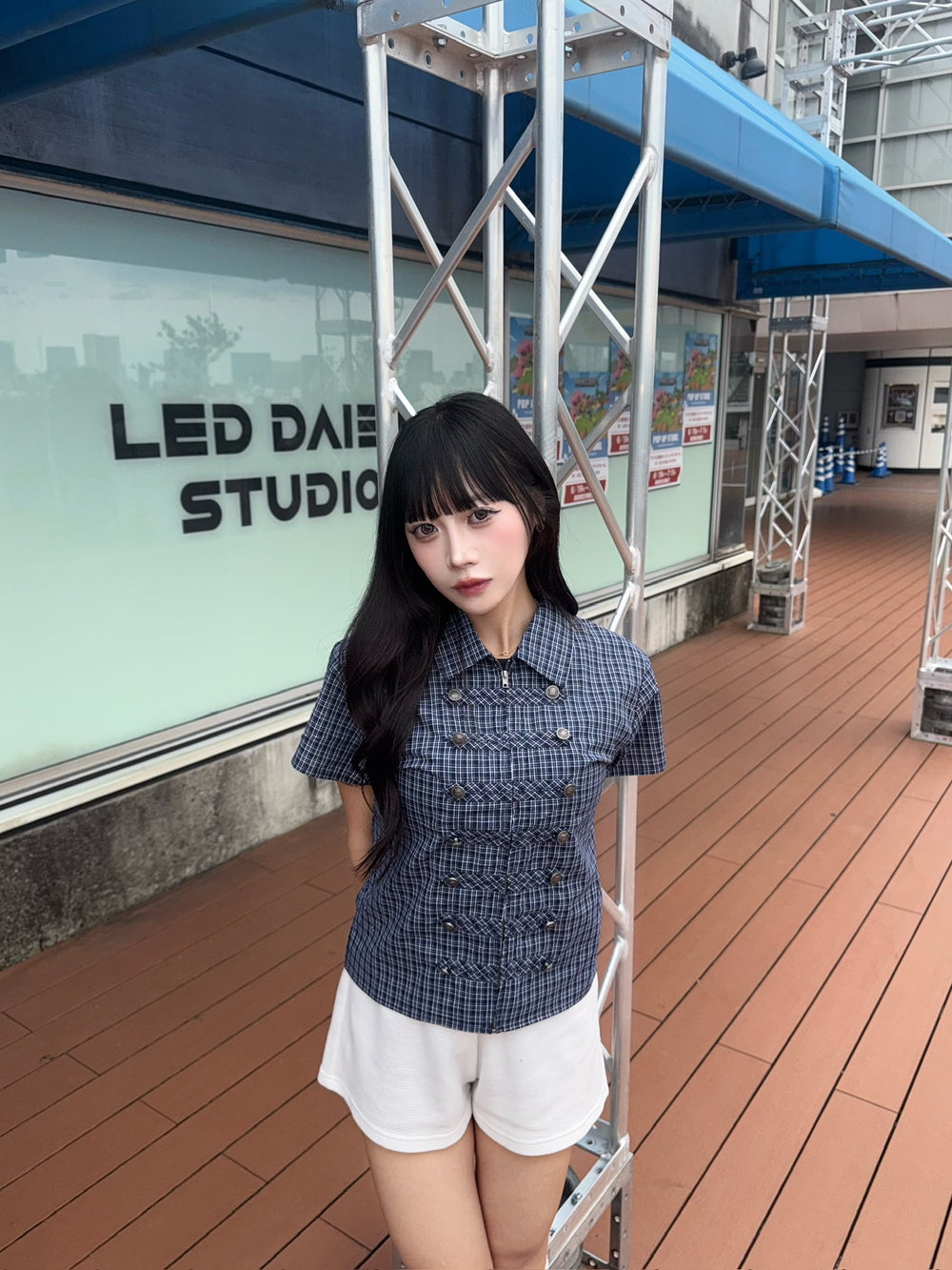 Napoléon zip short shirt – YZ