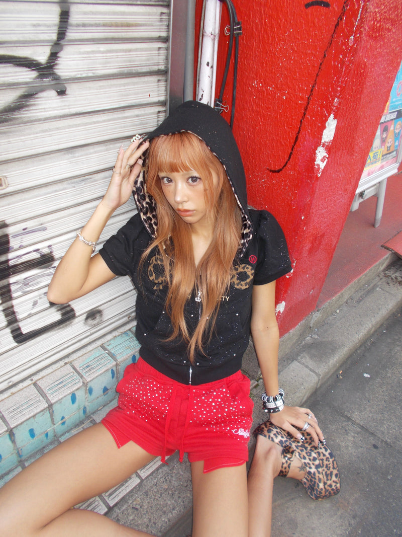 Rhinestone Micro Shorts