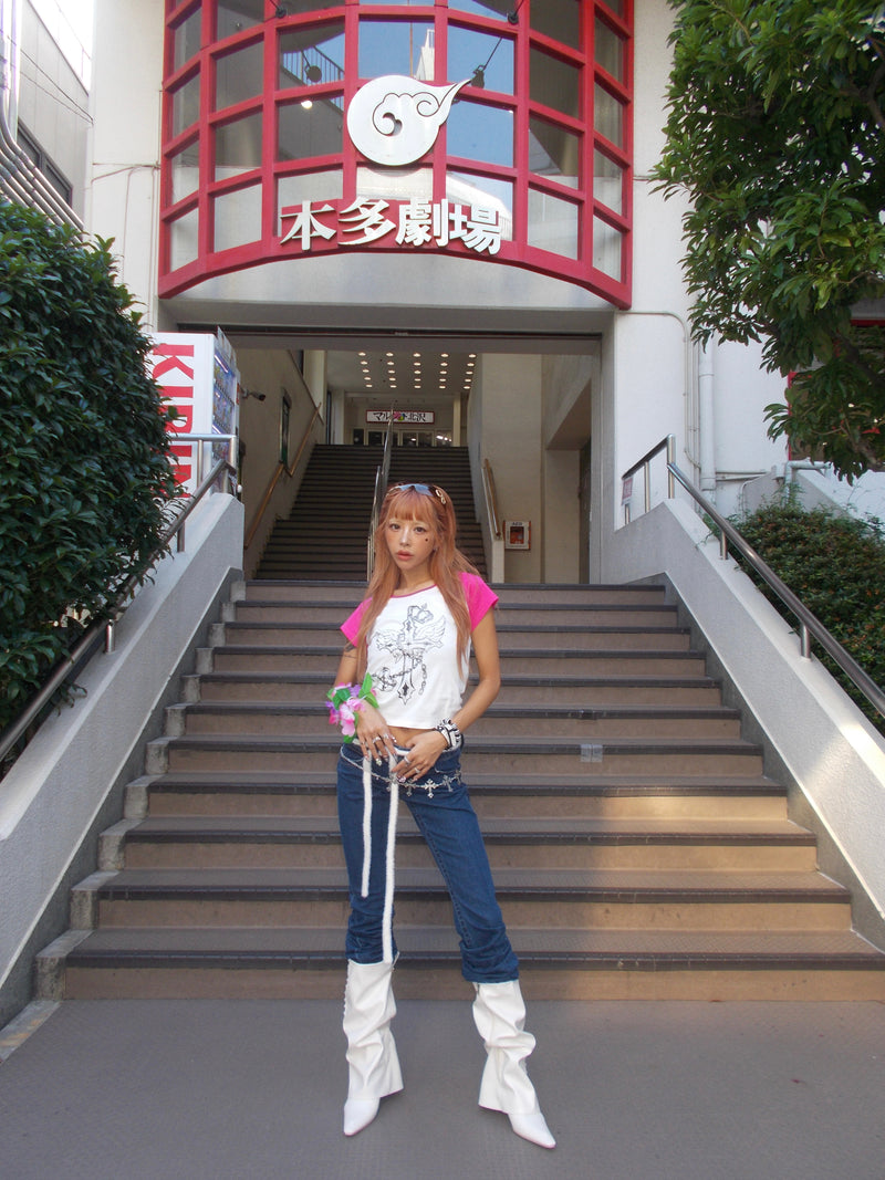 Cross Logo Raglan Tee