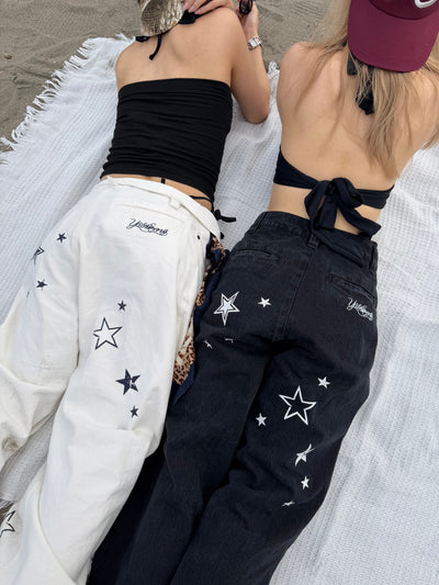 Random star denim 