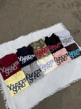 universal logo assortment random zip hoodie