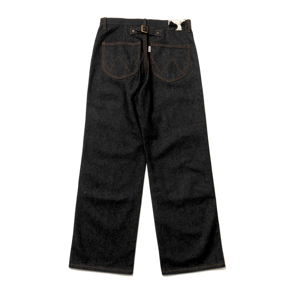 double waist swag archive ダブルウエスト Leather Double Knee Rigid Denim – YZ