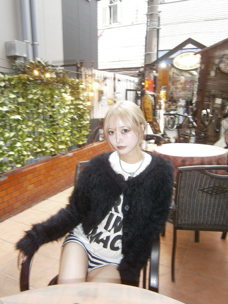 Shaggy Cardigan