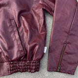 Fake Leather Zip Jacket