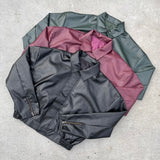 Fake Leather Zip Jacket