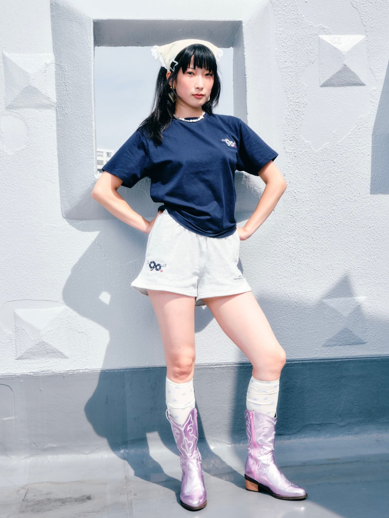 90 로고 도트 티 