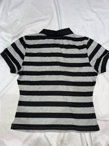Cross Patch Stripe Polo