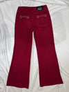 Rayon Linen Low-Rise Pants