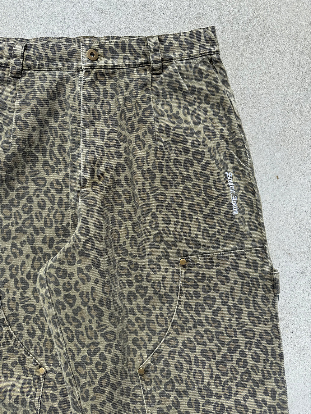 Leopard Double Knee Pants – YZ