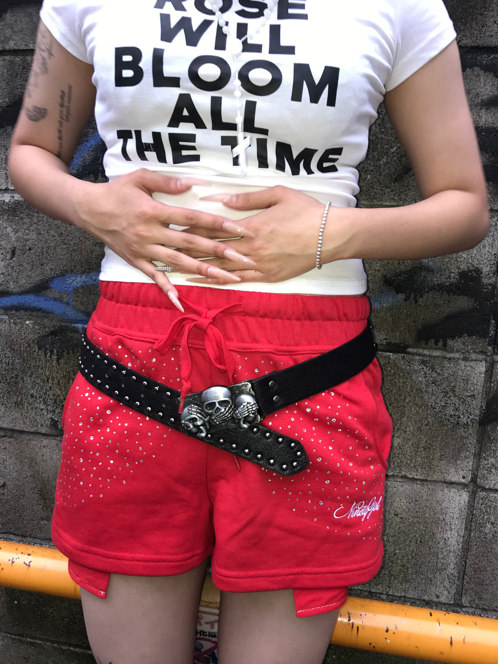 Rhinestone Micro Shorts – YZ