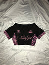 9090girl × umbro Leopard Off Shoulder Tee