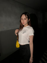 Reflector print T shirt