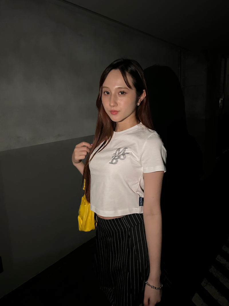 Reflector print T shirt