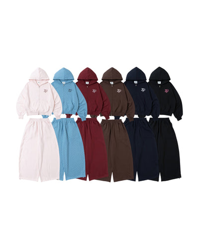 Butterfly logo big studs zip hoodie pack set up 