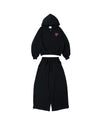 Butterfly logo big studs zip hoodie pack set up 