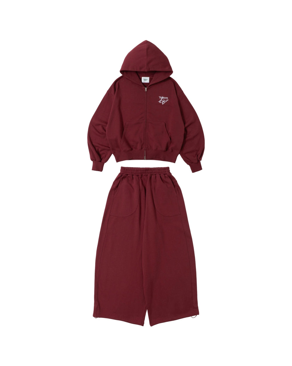 Butterfly logo big studs zip hoodie pack set up – YZ