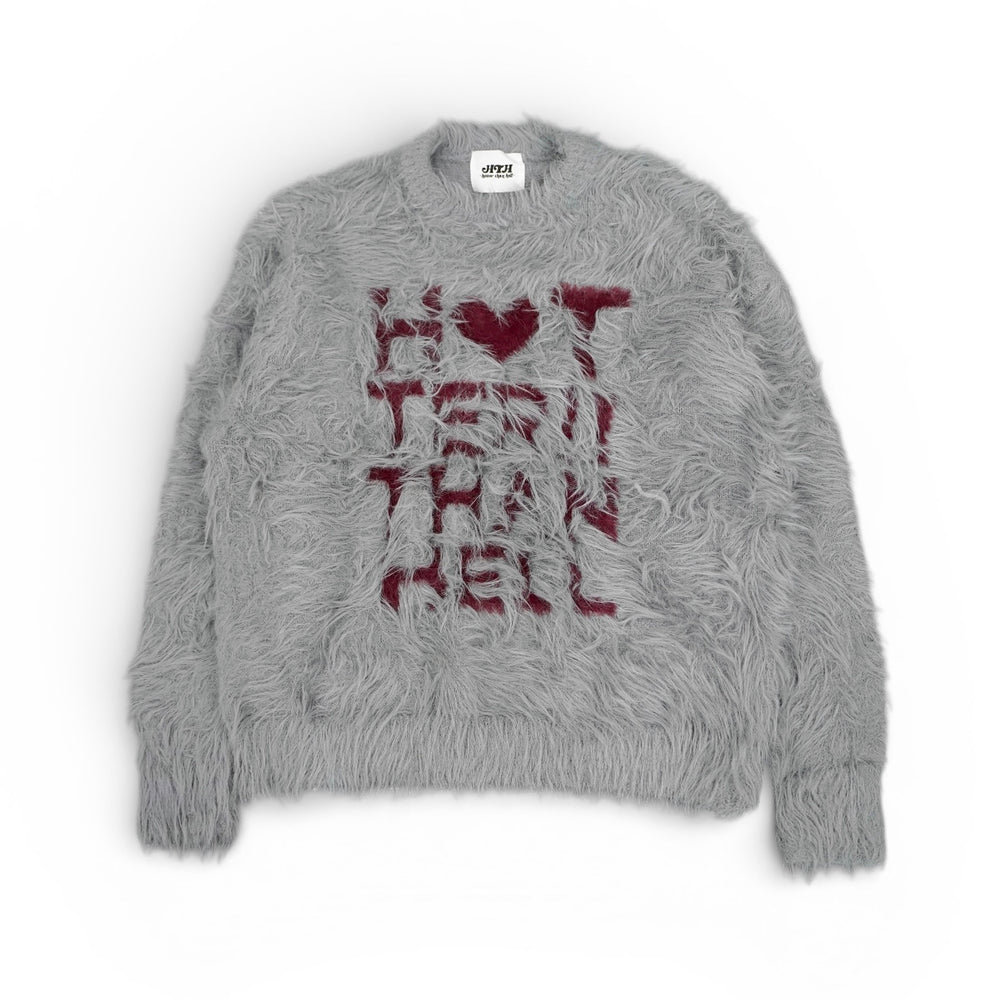 volume shaggy logo knit – YZ
