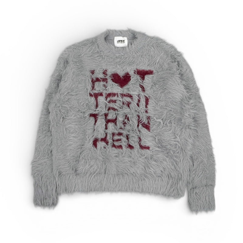 volume shaggy logo knit – YZ