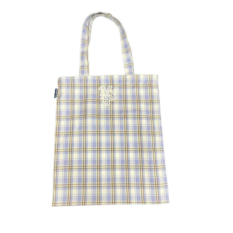 CHECK TOTE BAG