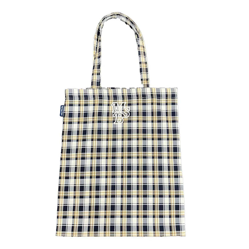 CHECK TOTE BAG