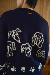 Low Gauge Reversible Dog Sweater