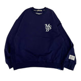 Chain Embroidery Crew Sweatshirt