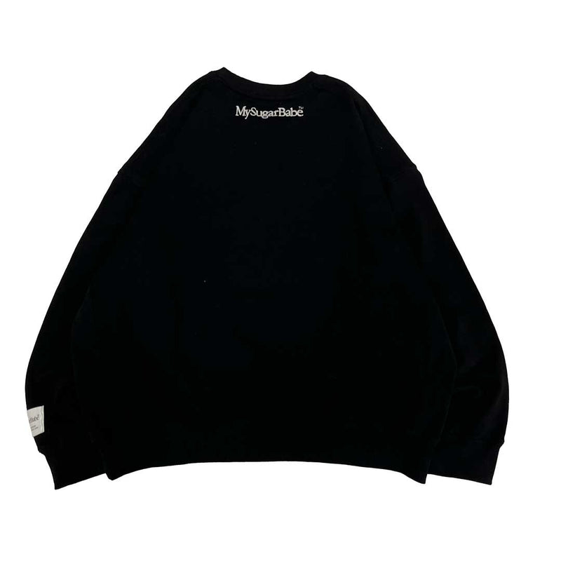 Chain Embroidery Crew Sweatshirt