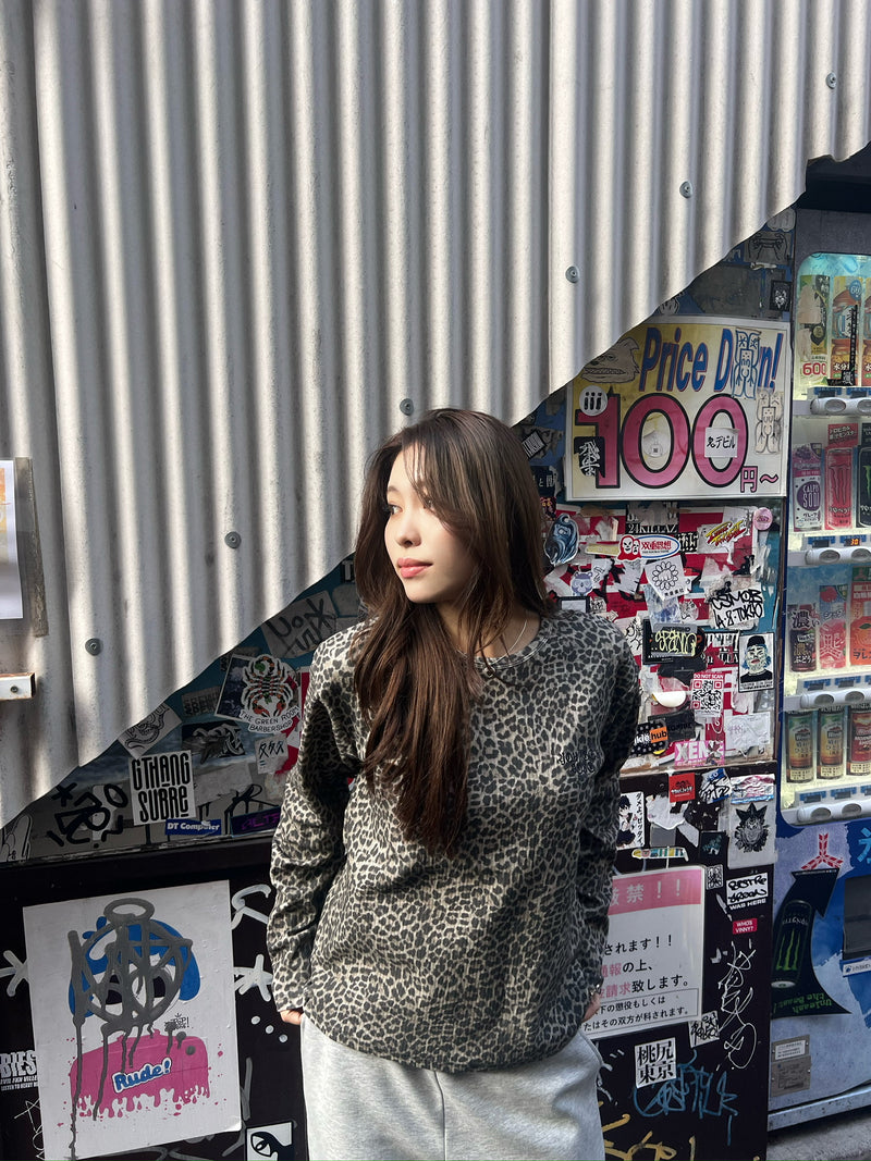 OE logo wide rib ls tee 