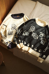 Low Gauge Reversible Dog Sweater