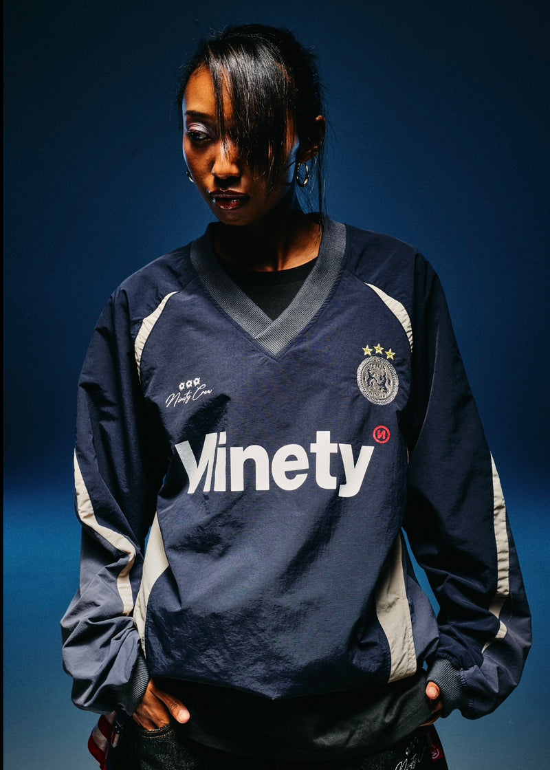 9090 Tech City Logo Nylon Pullover アイボリー City Logo Nylon Pullover – YZ