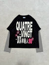 QUATRE-VINGT Docking L/S Tee