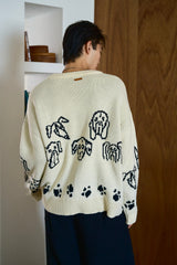 low gauge reversible dog sweater