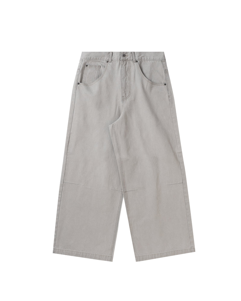 BU baggy denim pants