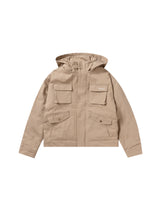 BU HOODED POCKET JACKET