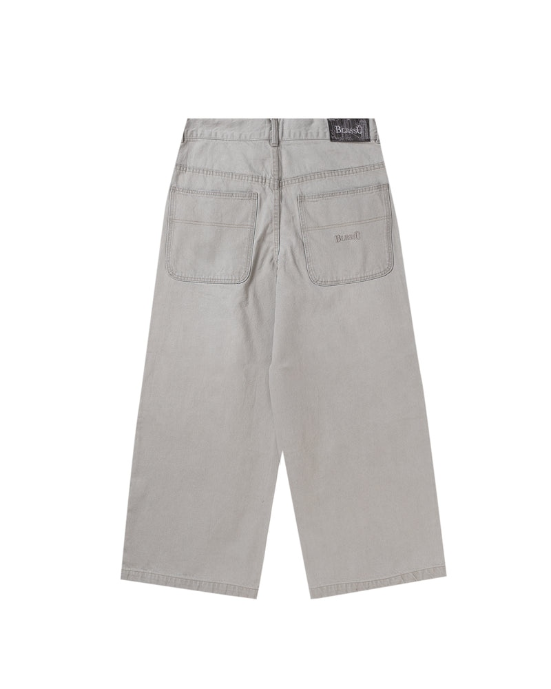BU baggy denim pants