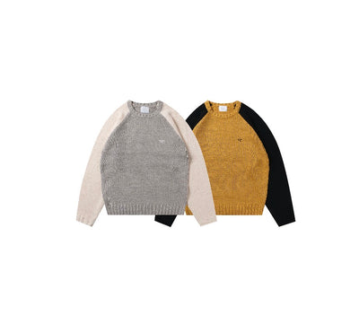 BU RAGLAN SLEEVE SWEATER