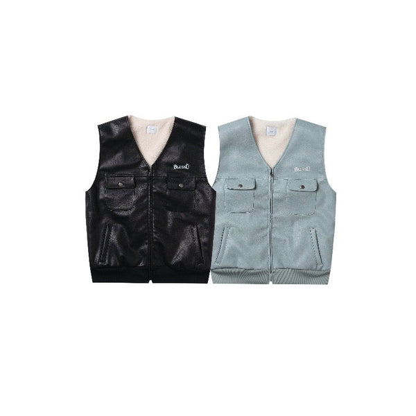 BU PU LEATHER VEST – YZ