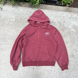 King Logo Pile Stitched Zip Hoodie