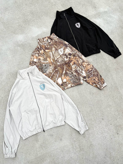 Herald Logo Side Zip Nylon Jacket 