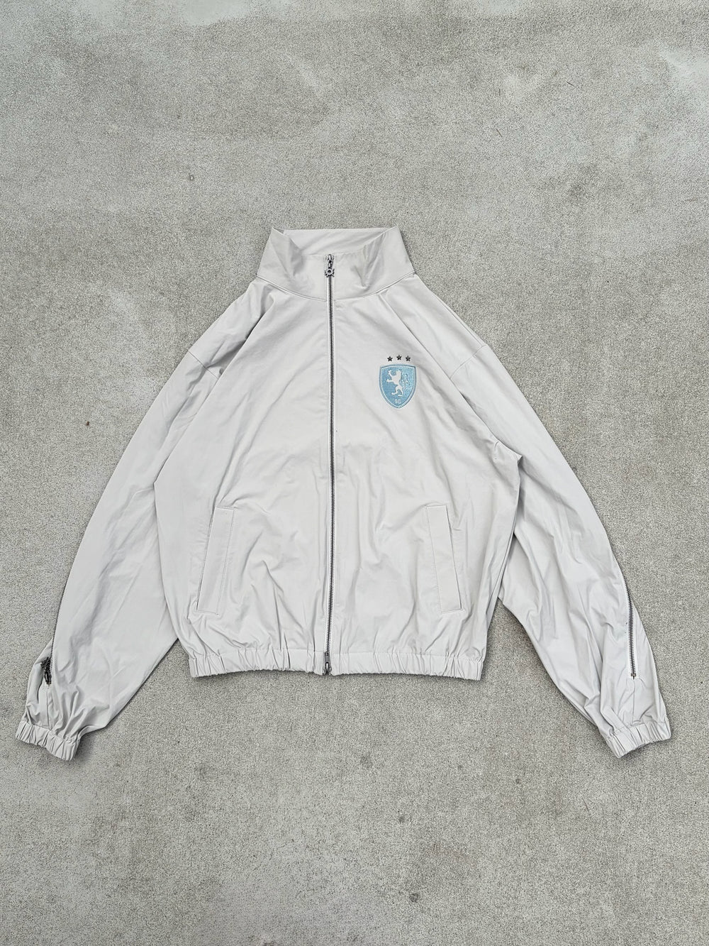 Herald Logo Side Zip Nylon Jacket – YZ