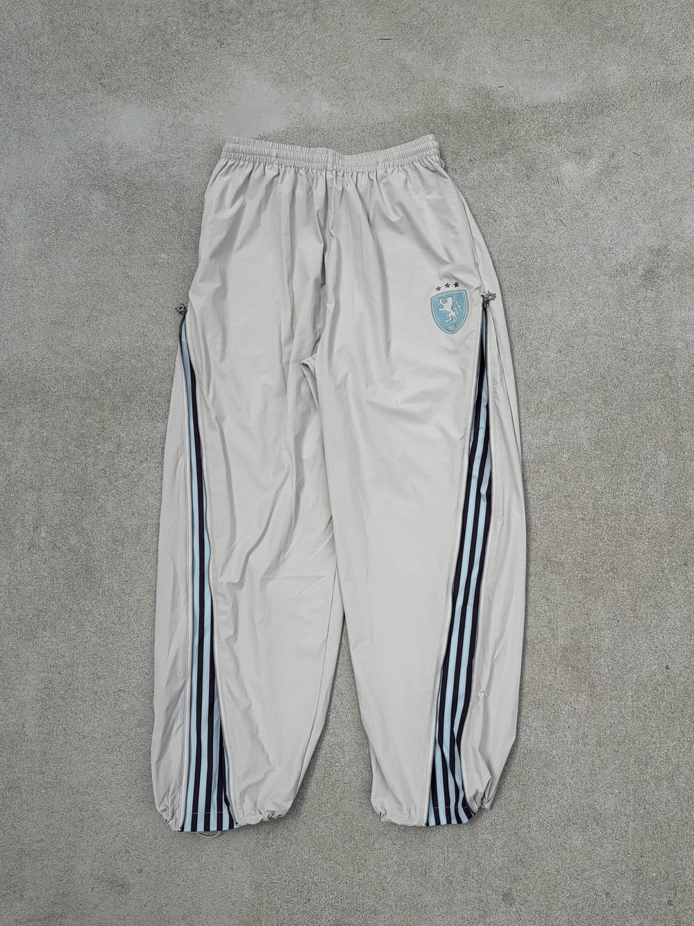 Herald Logo Side Zip Nylon Pants – YZ