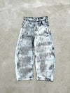Bullet Logo Painted Dirty Denim Pants 
