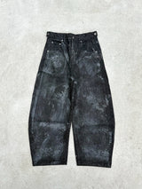 Bullet Logo Painted Dirty Denim Pants 