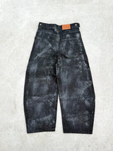 Bullet Logo Painted Dirty Denim Pants 