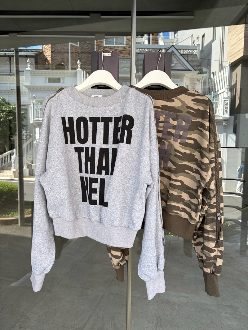 shoulder zip pullover