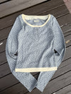 yung logo layered henry fit L/S tee