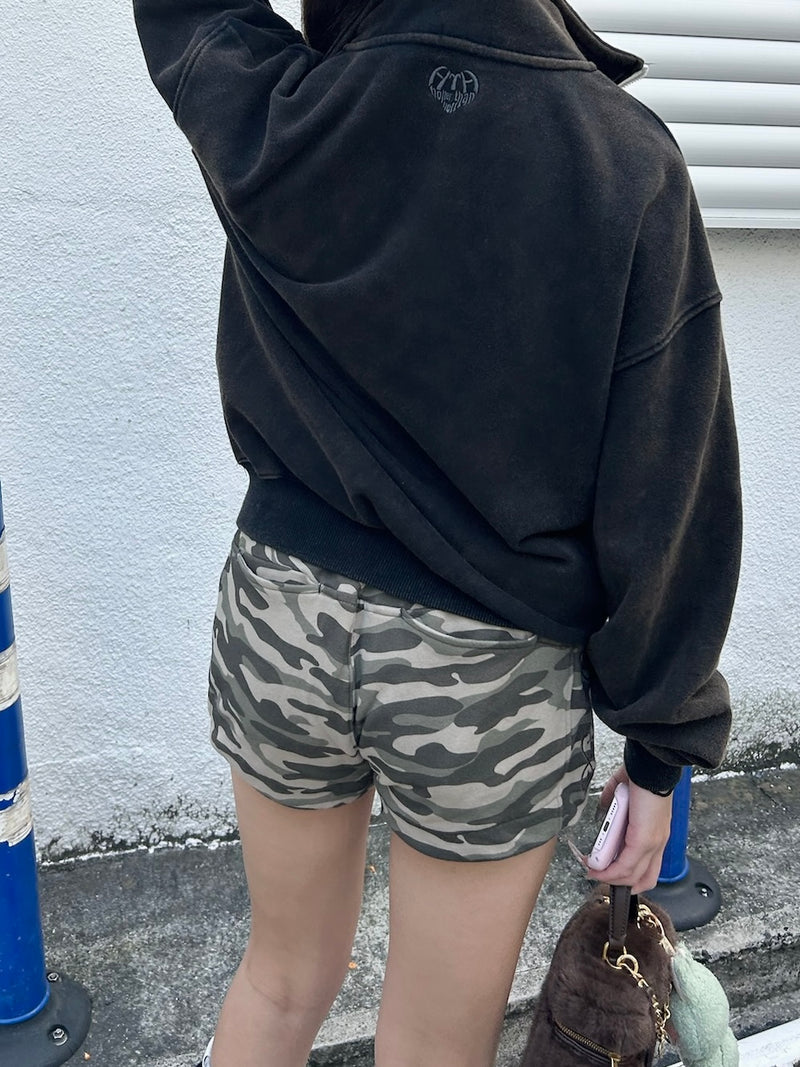 side logo sweat shorts