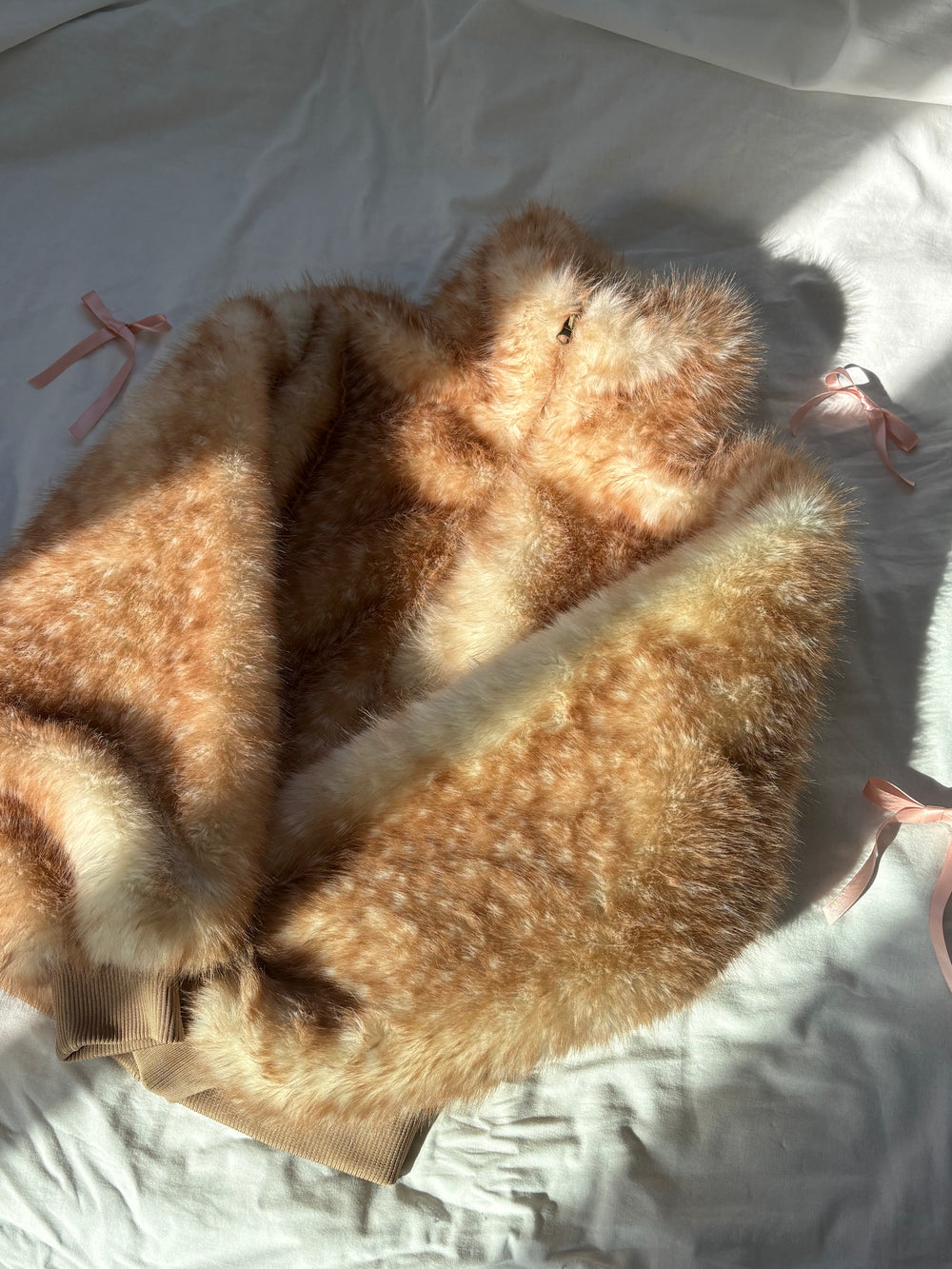 bambi fur zip jacket – YZ