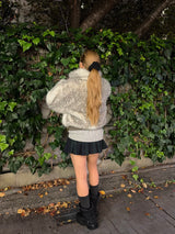 bambi fur zip jacket