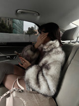 bambi fur zip jacket